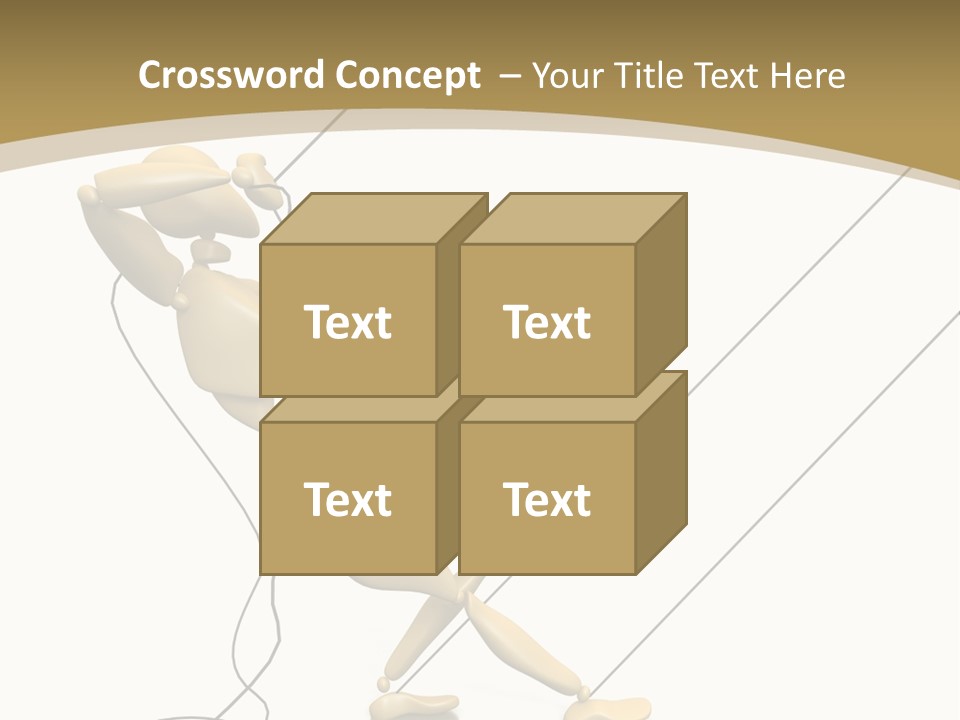 Person Mannequin Tension PowerPoint Template