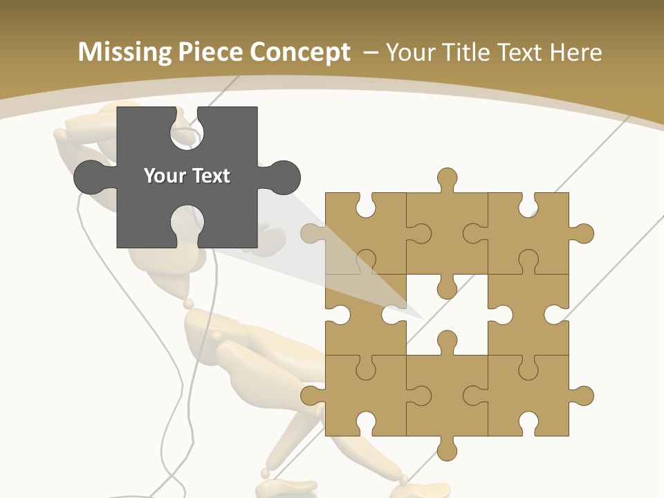 Person Mannequin Tension PowerPoint Template