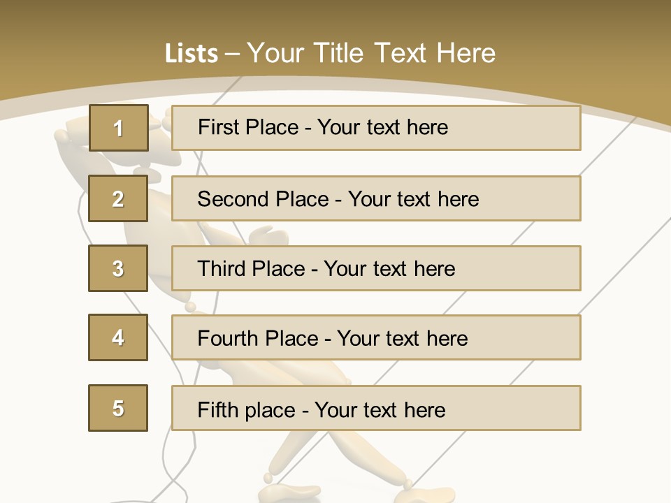 Person Mannequin Tension PowerPoint Template