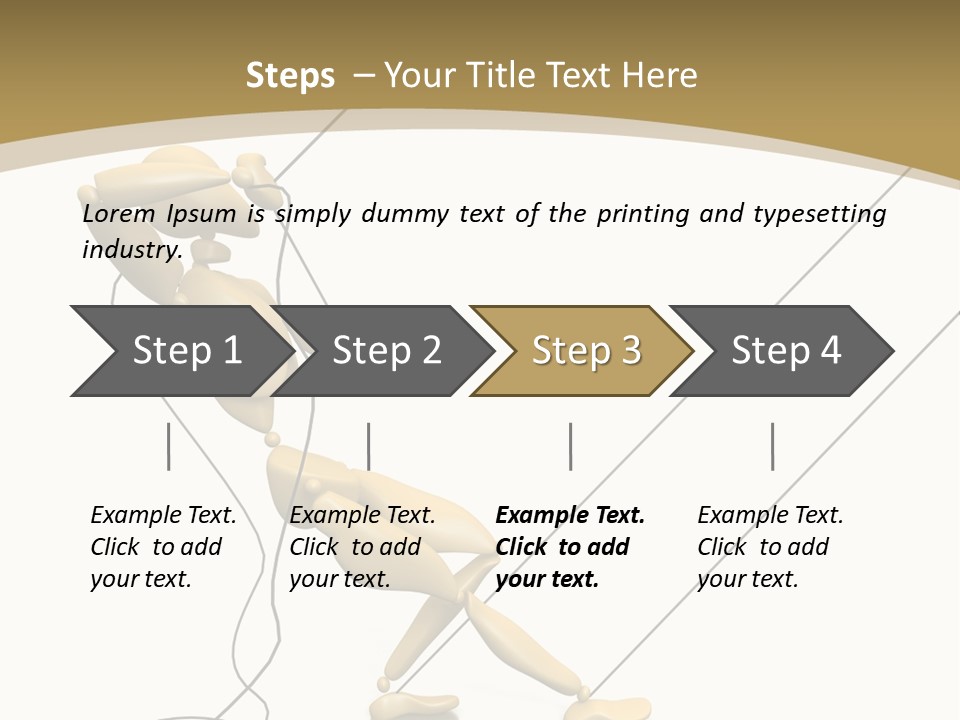 Person Mannequin Tension PowerPoint Template