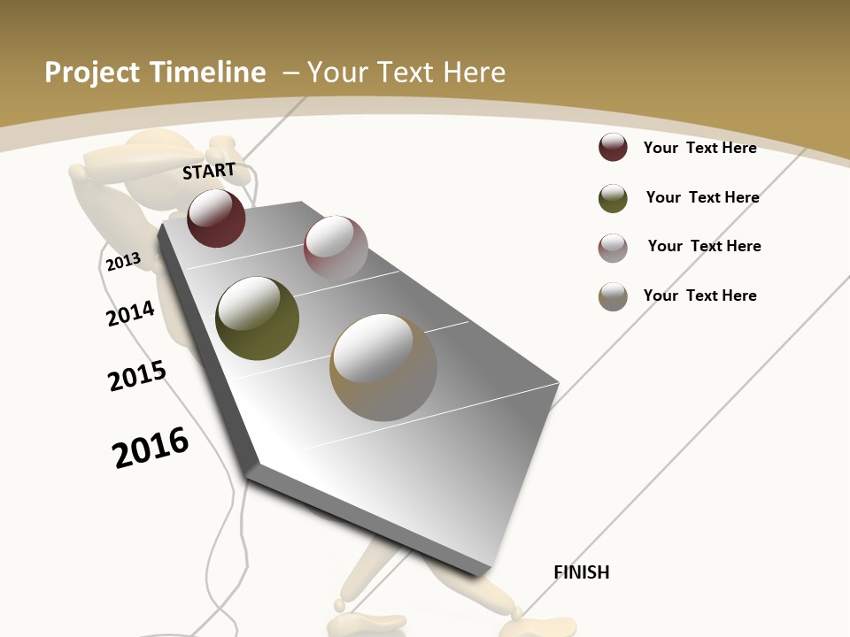 Person Mannequin Tension PowerPoint Template