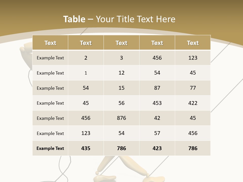 Person Mannequin Tension PowerPoint Template
