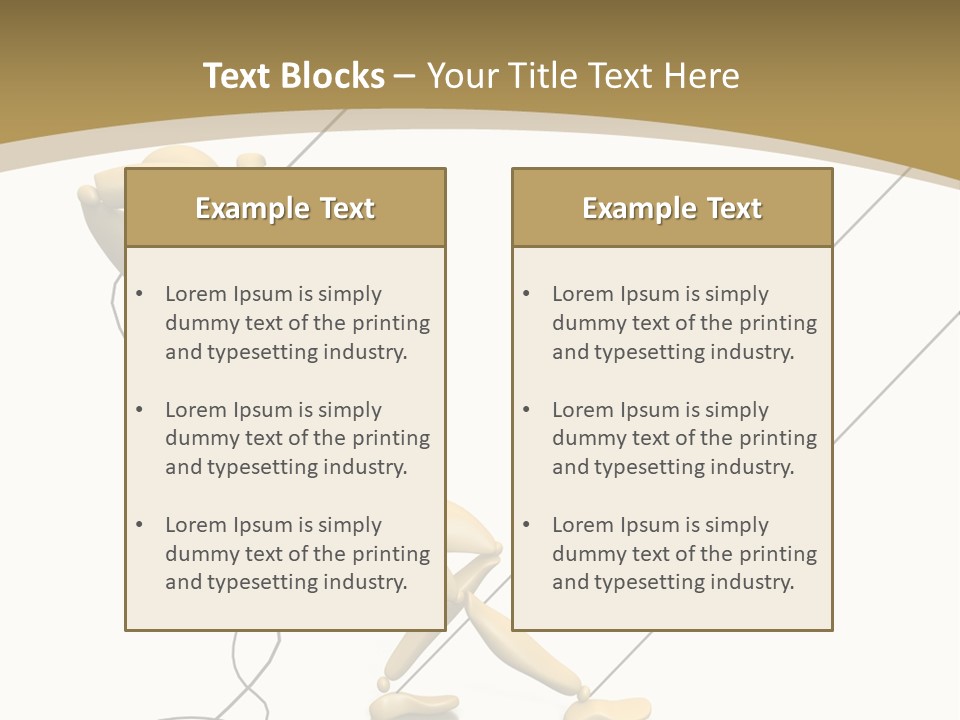 Person Mannequin Tension PowerPoint Template