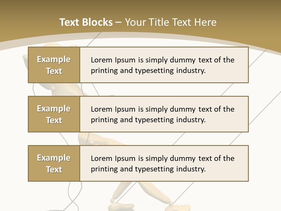 Person Mannequin Tension PowerPoint Template