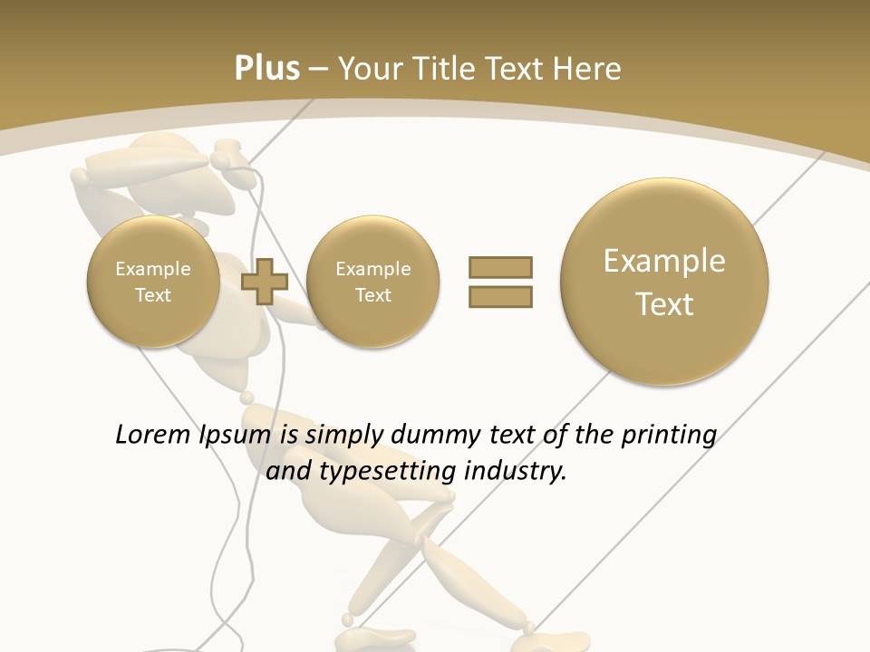 Person Mannequin Tension PowerPoint Template
