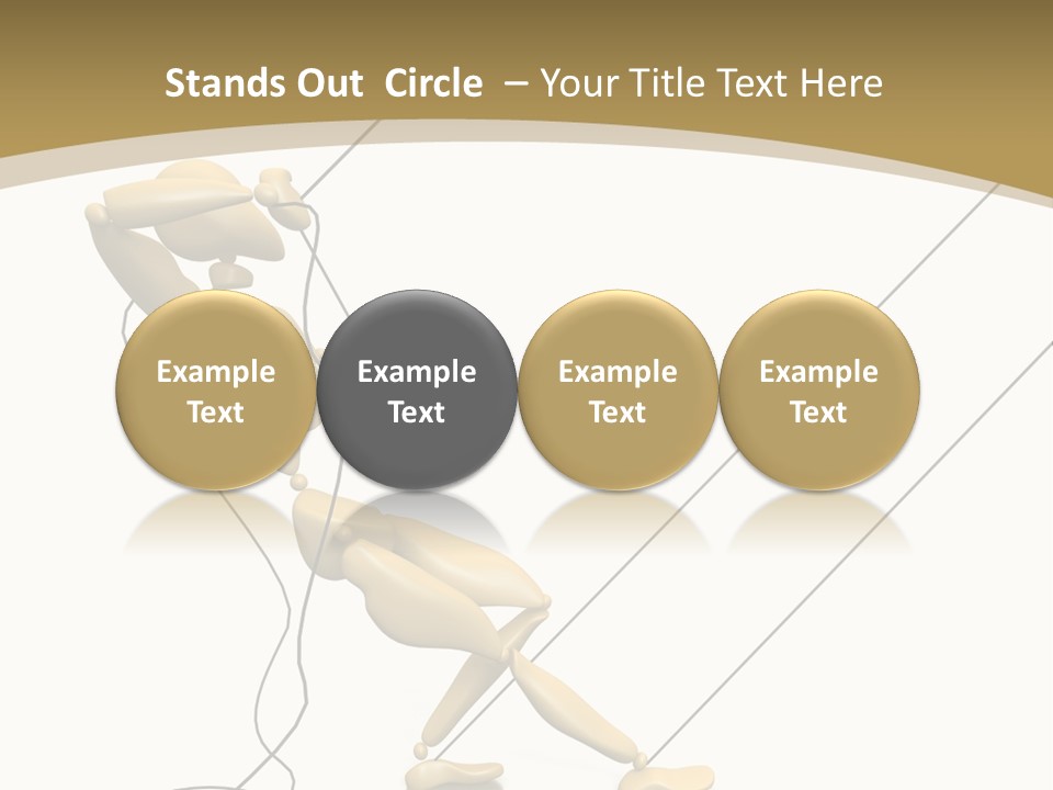 Person Mannequin Tension PowerPoint Template