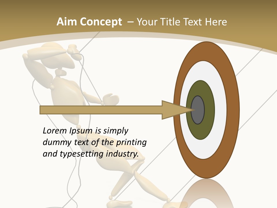 Person Mannequin Tension PowerPoint Template