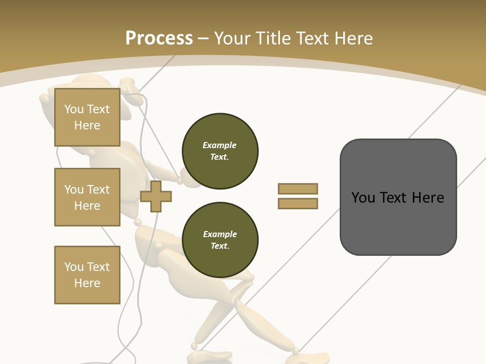 Person Mannequin Tension PowerPoint Template