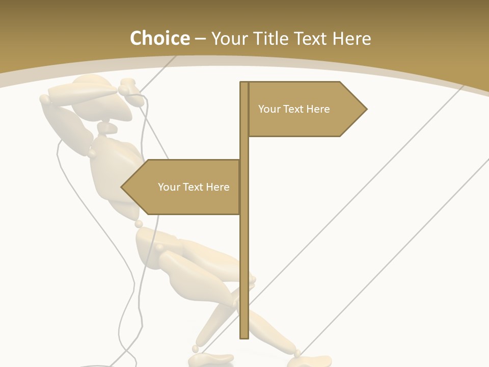 Person Mannequin Tension PowerPoint Template