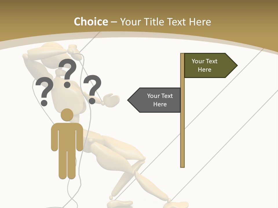 Person Mannequin Tension PowerPoint Template