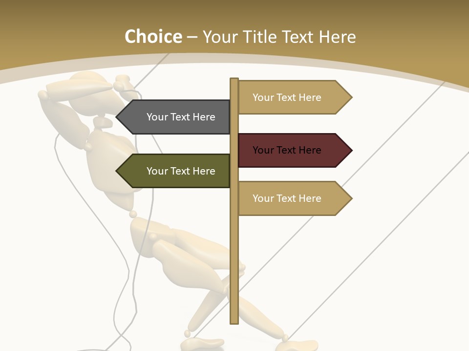Person Mannequin Tension PowerPoint Template