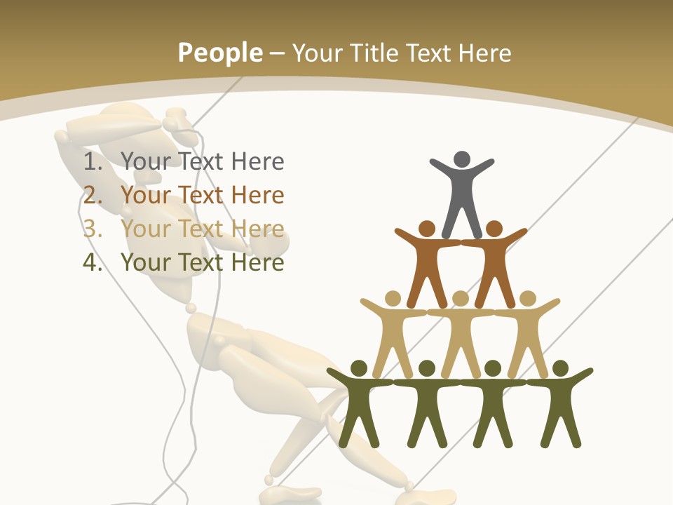 Person Mannequin Tension PowerPoint Template