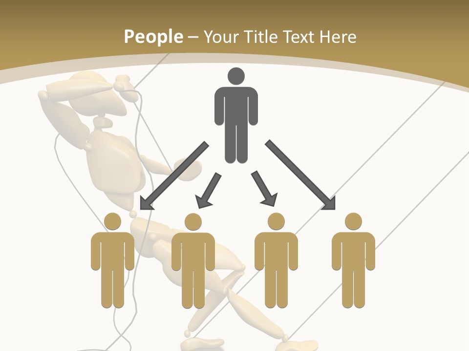 Person Mannequin Tension PowerPoint Template