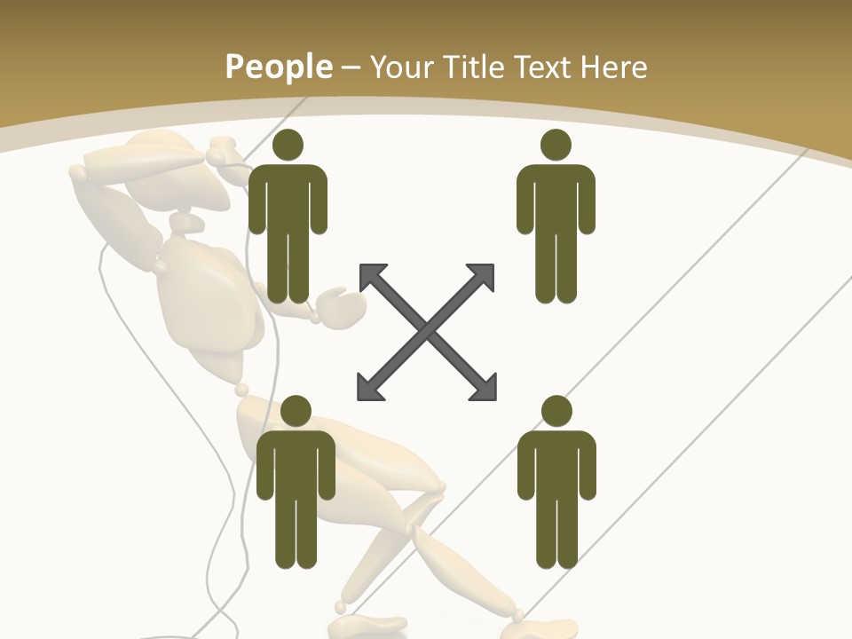 Person Mannequin Tension PowerPoint Template