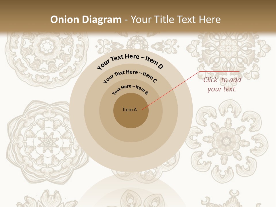 A Set Of Nine Ornamental Designs On A White Background PowerPoint Template