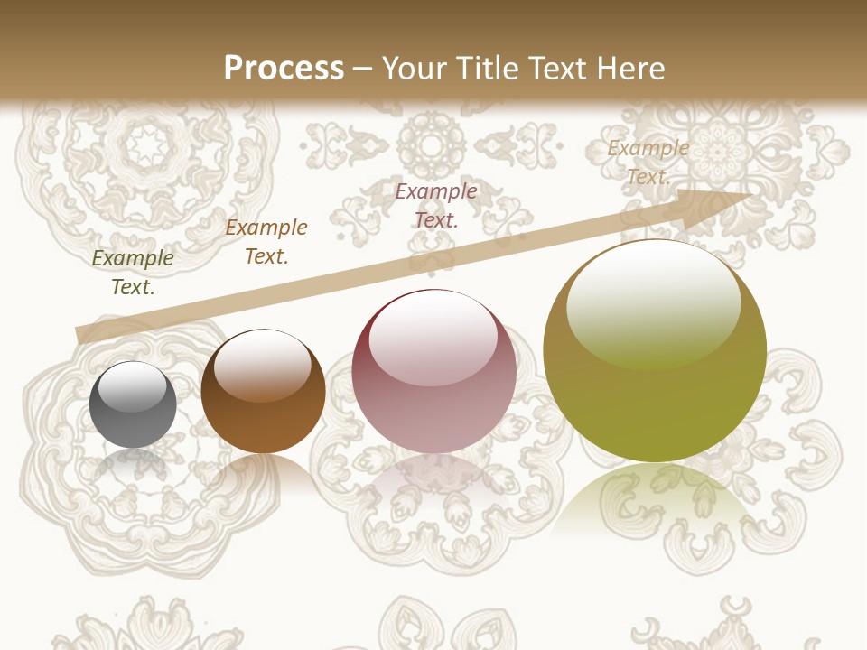 A Set Of Nine Ornamental Designs On A White Background PowerPoint Template