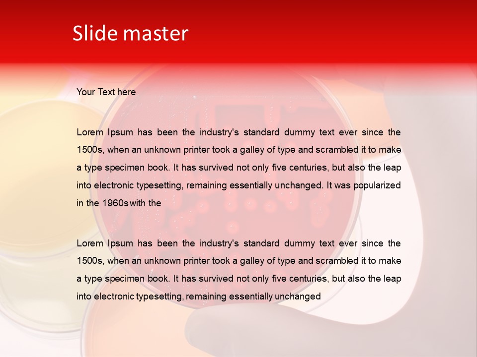 Diagnostics Bacteria Disease PowerPoint Template