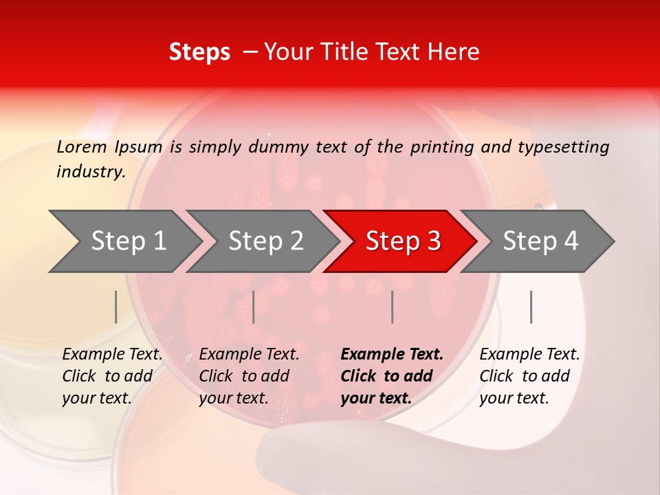Diagnostics Bacteria Disease PowerPoint Template