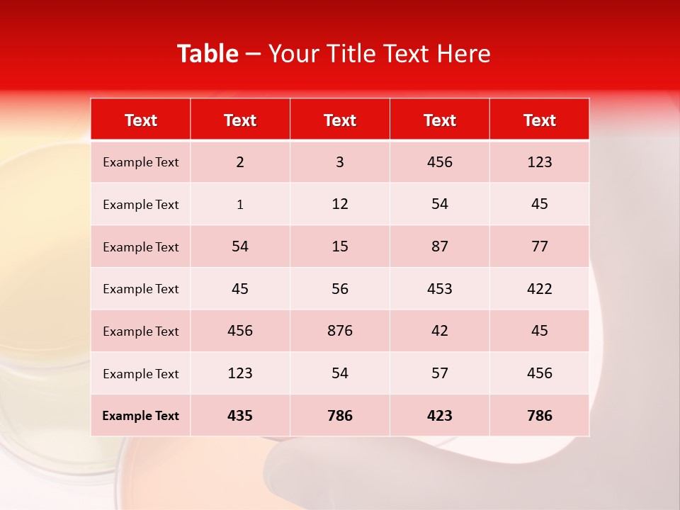 Diagnostics Bacteria Disease PowerPoint Template