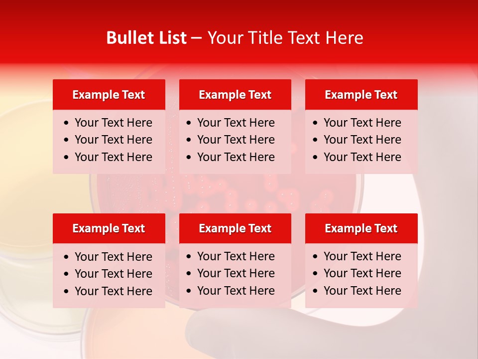 Diagnostics Bacteria Disease PowerPoint Template