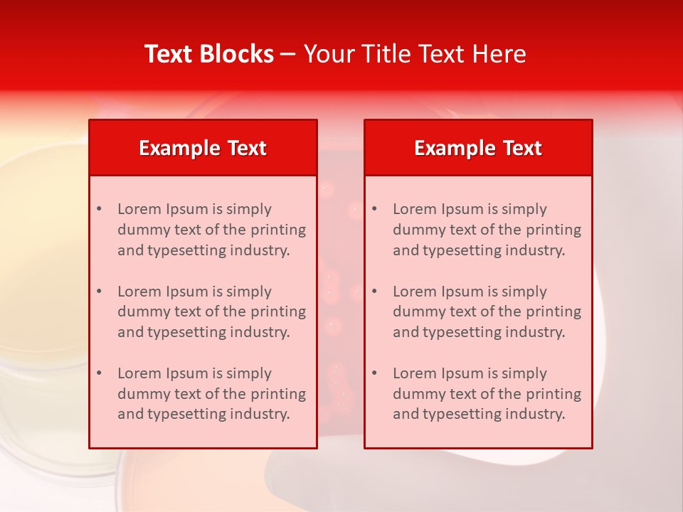Diagnostics Bacteria Disease PowerPoint Template