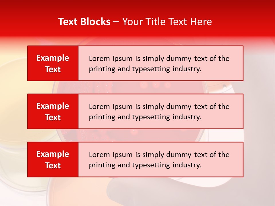 Diagnostics Bacteria Disease PowerPoint Template