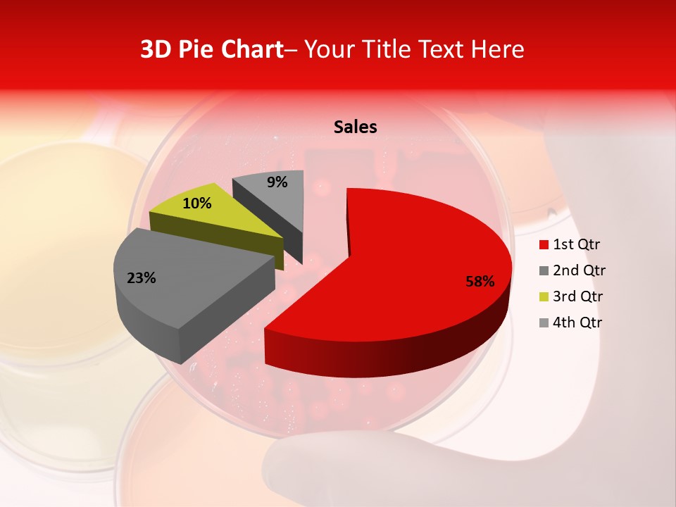 Diagnostics Bacteria Disease PowerPoint Template