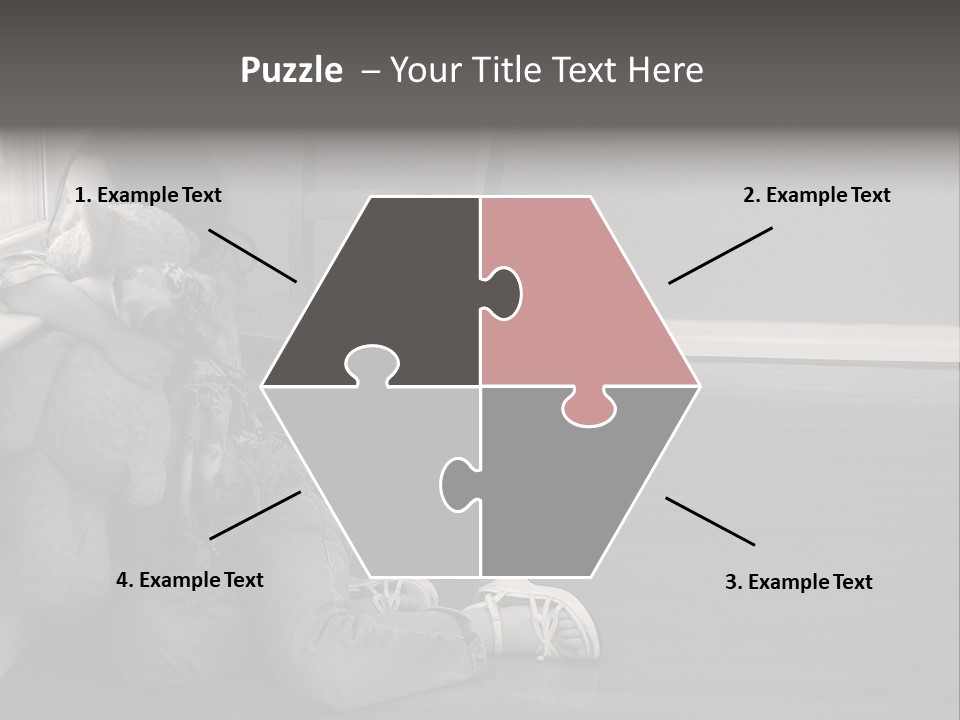 Punish Psychology Girl PowerPoint Template