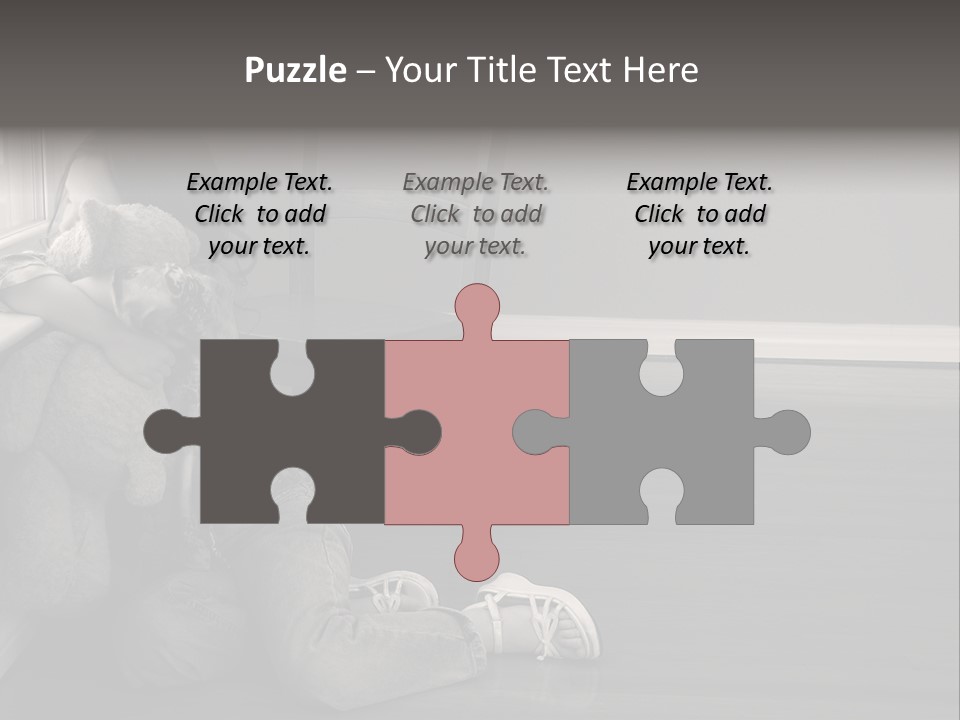 Punish Psychology Girl PowerPoint Template