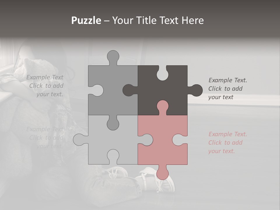 Punish Psychology Girl PowerPoint Template