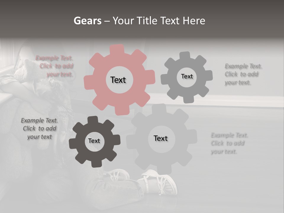 Punish Psychology Girl PowerPoint Template