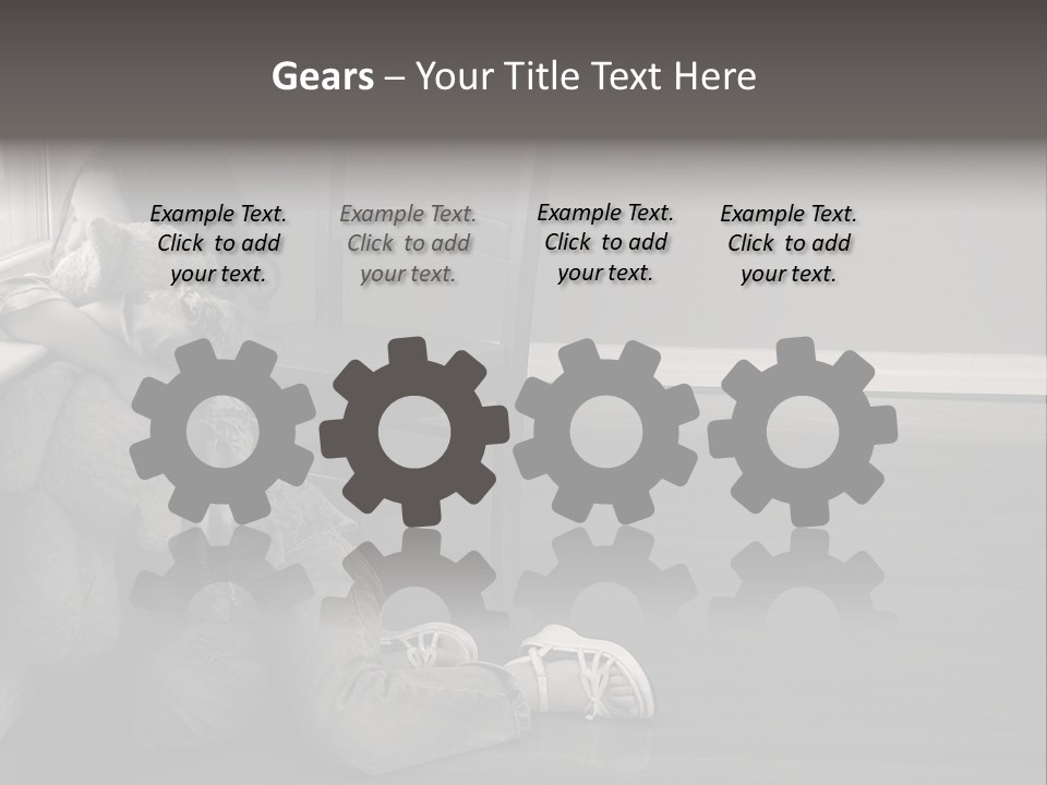 Punish Psychology Girl PowerPoint Template