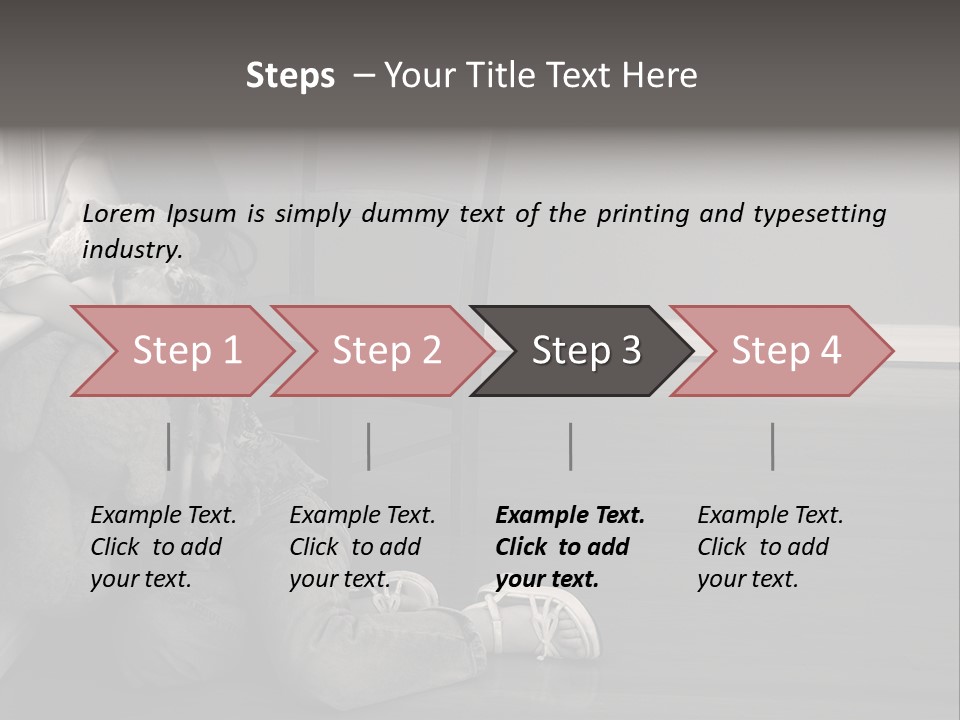 Punish Psychology Girl PowerPoint Template