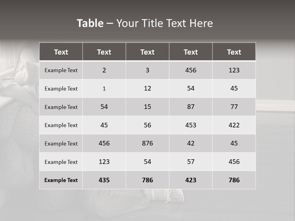 Punish Psychology Girl PowerPoint Template
