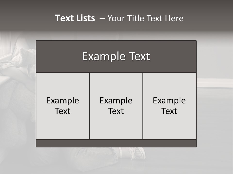 Punish Psychology Girl PowerPoint Template