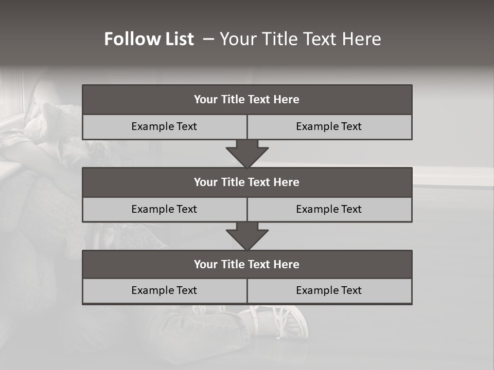Punish Psychology Girl PowerPoint Template