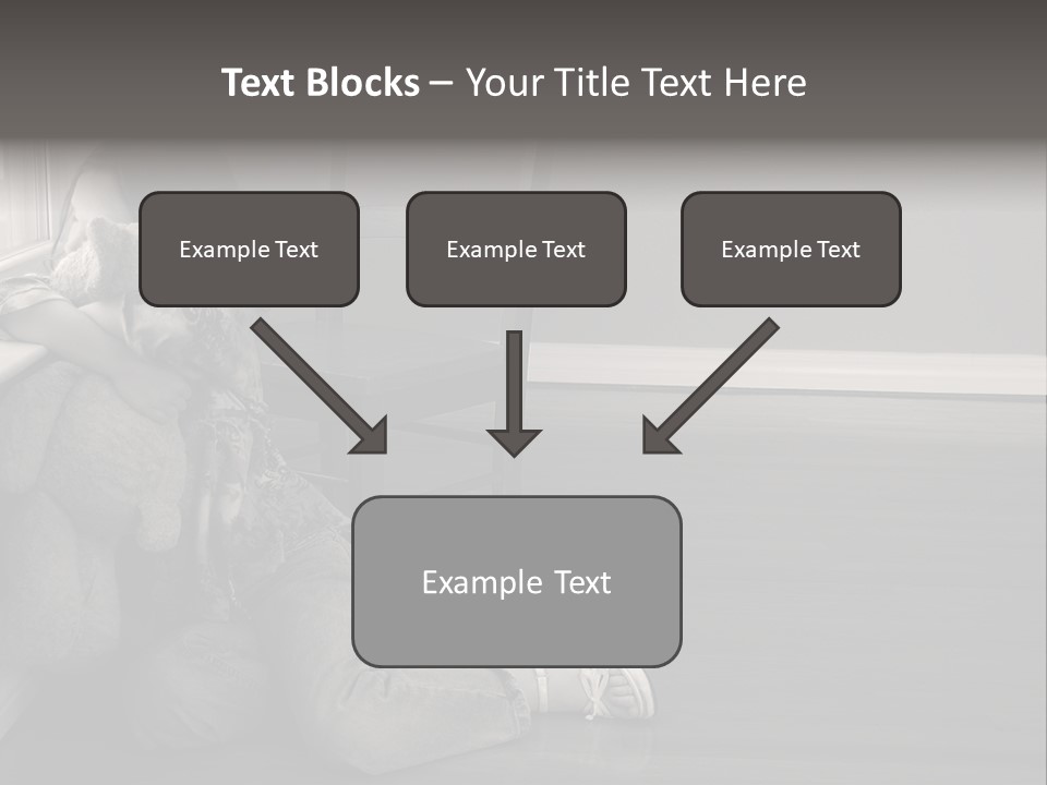 Punish Psychology Girl PowerPoint Template
