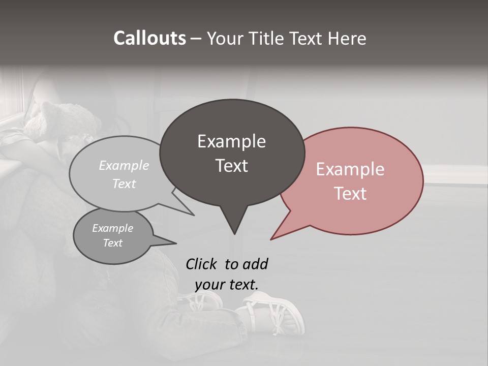 Punish Psychology Girl PowerPoint Template