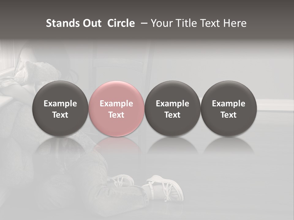 Punish Psychology Girl PowerPoint Template