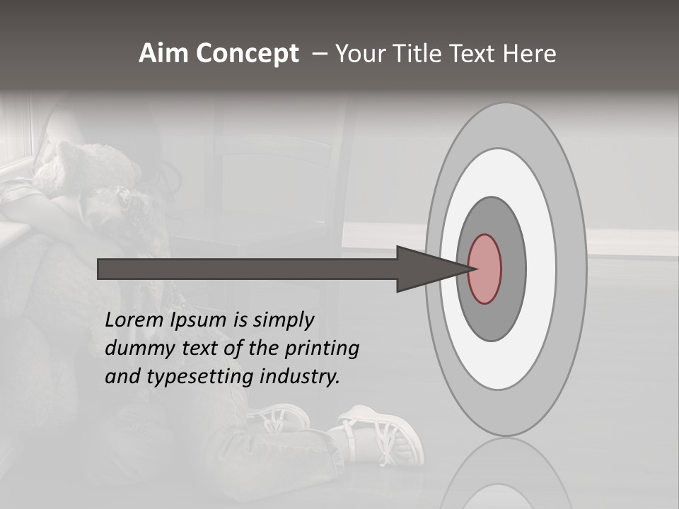 Punish Psychology Girl PowerPoint Template