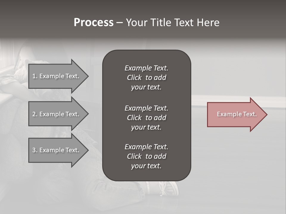 Punish Psychology Girl PowerPoint Template