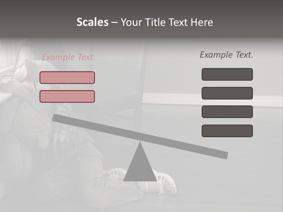Punish Psychology Girl PowerPoint Template