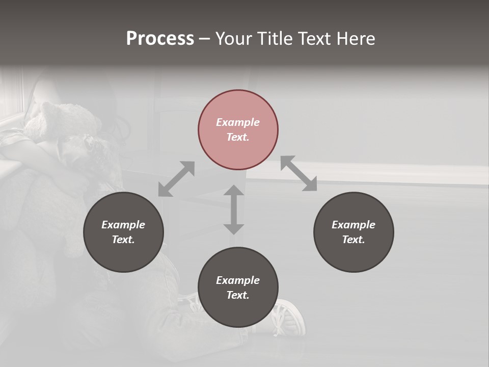 Punish Psychology Girl PowerPoint Template
