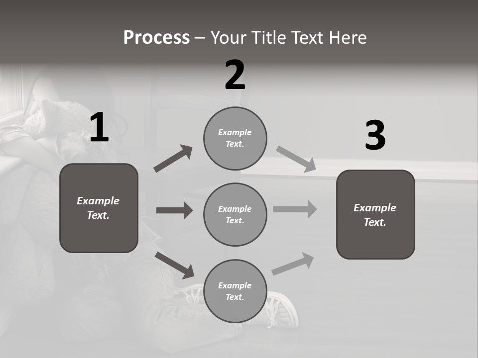 Punish Psychology Girl PowerPoint Template