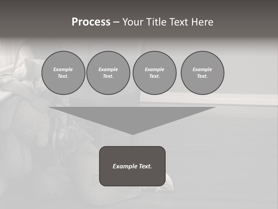 Punish Psychology Girl PowerPoint Template