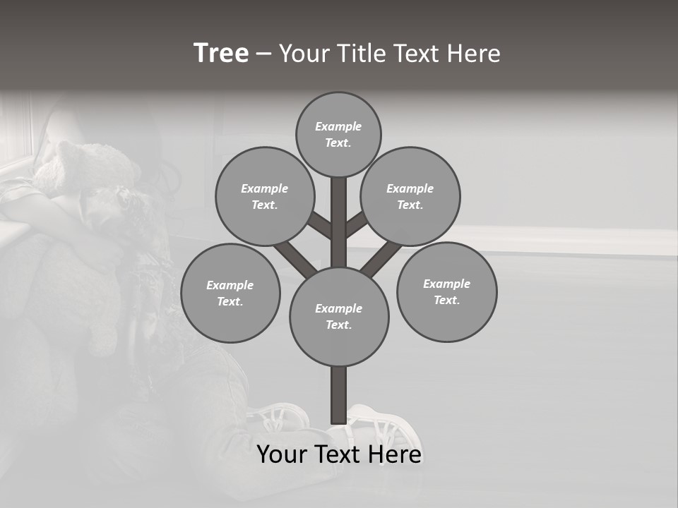 Punish Psychology Girl PowerPoint Template