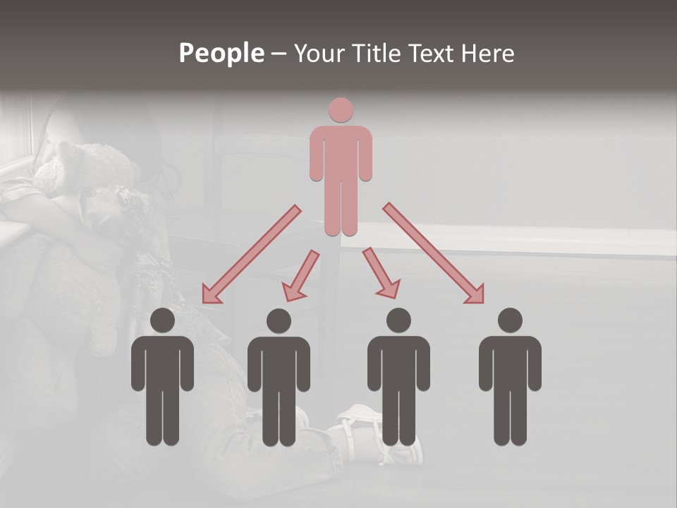 Punish Psychology Girl PowerPoint Template