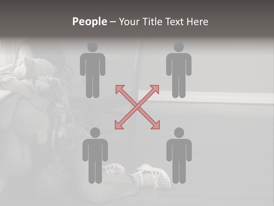 Punish Psychology Girl PowerPoint Template