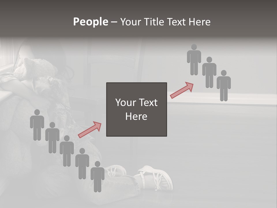 Punish Psychology Girl PowerPoint Template