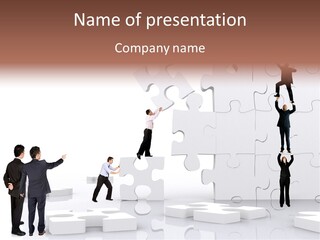 Implementation Jigsaw Playing PowerPoint Template